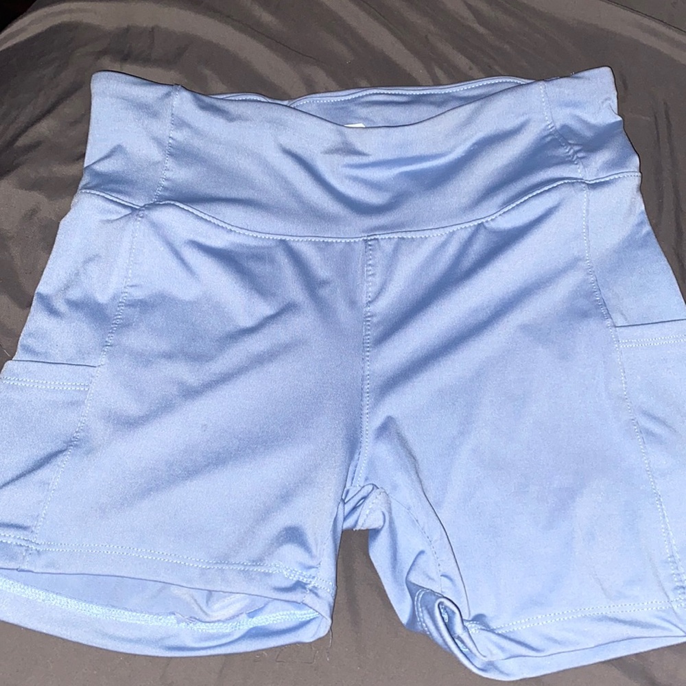 Light blue shorts